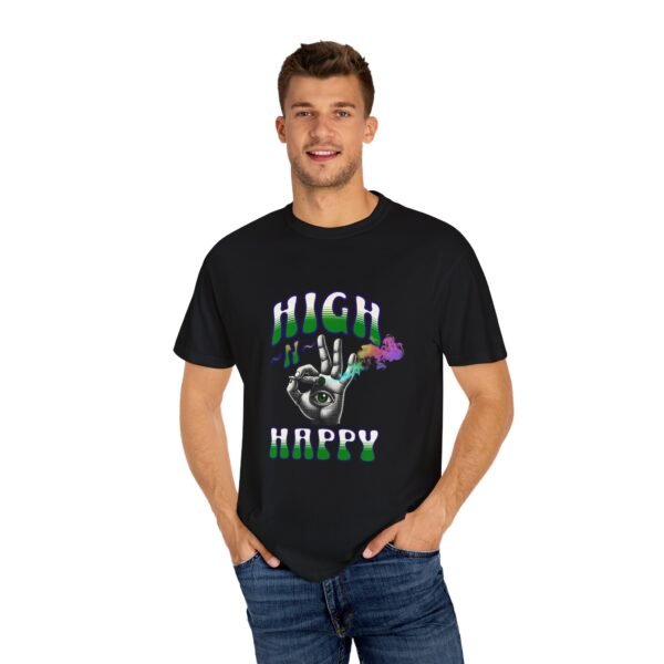 Unisex, High-N-Happy Unisex Garment-Dyed T-Shirt | Chill Vibes Tee | Gift for Friends | 420 Celebration Shirt, Summer Fashion, LGBTQIA - Image 12