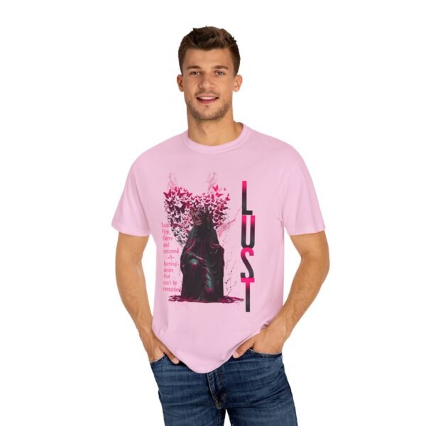 Artistic Unisex T-Shirt with Lust Design, Unique Graphic Tee for Self-Expression, Perfect Gift for Birthdays, Anniversaries, and Art Lovers, LGBTQIA - Image 12