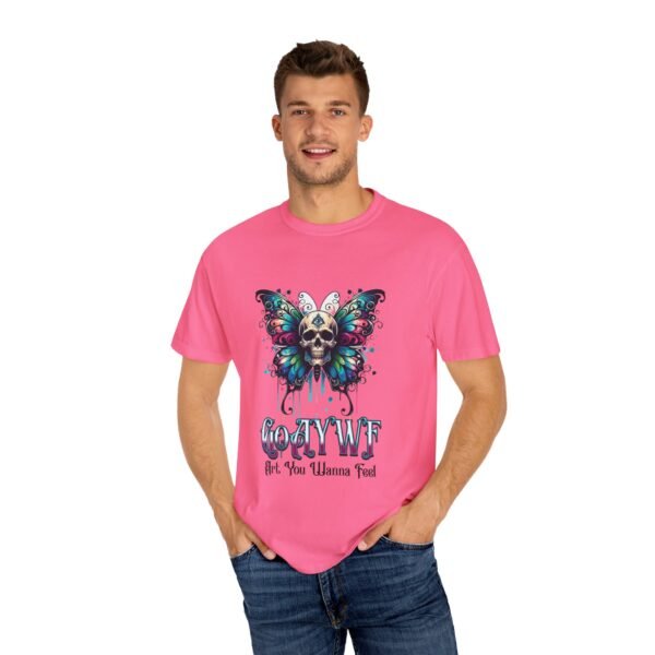 Brand Skull Butterfly T-Shirt - Bohemian Style Tee, Unisex Graphic Tee, Vintage-Inspired Shirt, Festival Wear, Gift for Music Lovers, LGBTQIA - Image 24