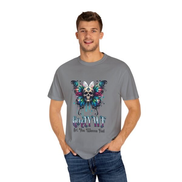 Brand Skull Butterfly T-Shirt - Bohemian Style Tee, Unisex Graphic Tee, Vintage-Inspired Shirt, Festival Wear, Gift for Music Lovers, LGBTQIA - Image 12