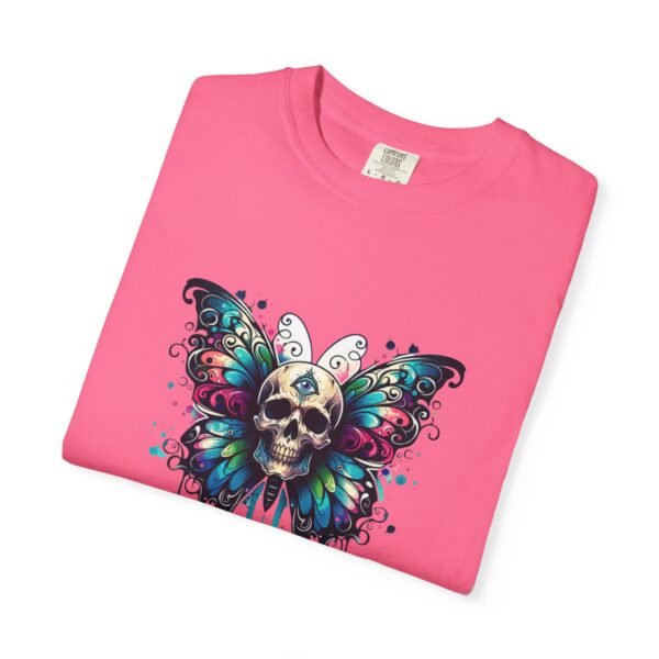 Brand Skull Butterfly T-Shirt - Bohemian Style Tee, Unisex Graphic Tee, Vintage-Inspired Shirt, Festival Wear, Gift for Music Lovers, LGBTQIA - Image 23