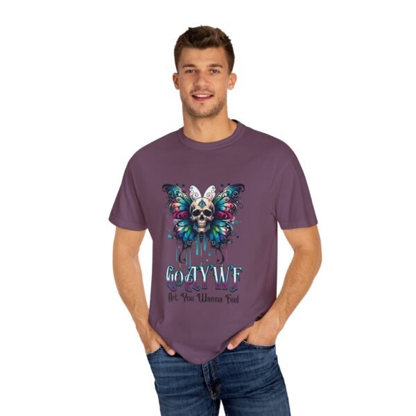 Brand Skull Butterfly T-Shirt - Bohemian Style Tee, Unisex Graphic Tee, Vintage-Inspired Shirt, Festival Wear, Gift for Music Lovers, LGBTQIA - Image 28