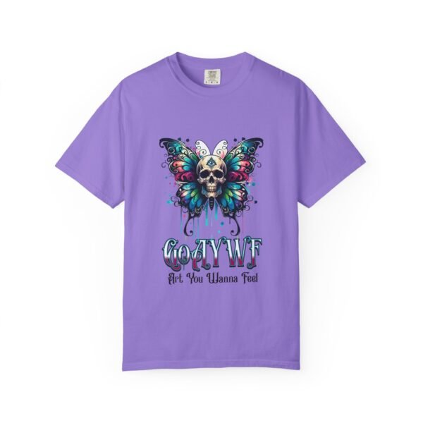Brand Skull Butterfly T-Shirt - Bohemian Style Tee, Unisex Graphic Tee, Vintage-Inspired Shirt, Festival Wear, Gift for Music Lovers, LGBTQIA - Image 17
