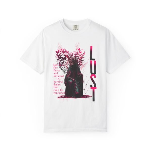 Artistic Unisex T-Shirt with Lust Design, Unique Graphic Tee for Self-Expression, Perfect Gift for Birthdays, Anniversaries, and Art Lovers, LGBTQIA