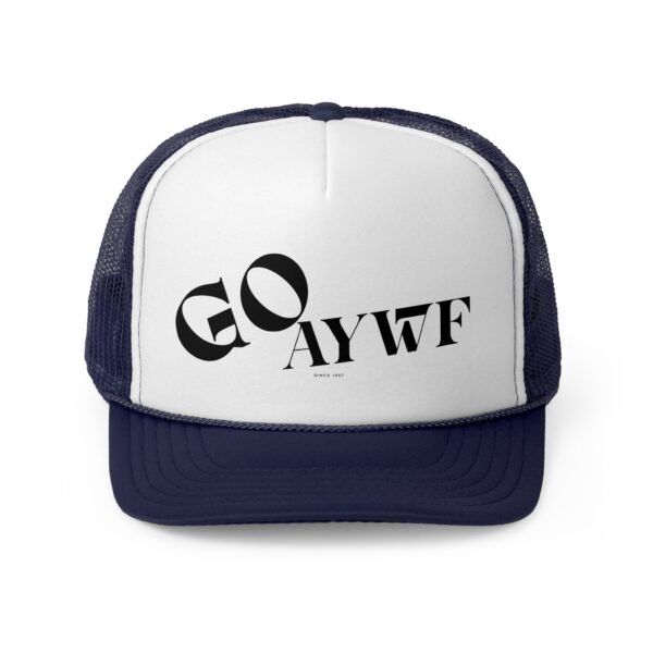 Stylish unisex Trucker Cap - GO AYWF - Trendy Hat for Outdoor Lovers, Perfect for Casual Wear, Gifts, Festivals, and Parties, LGBTQIA - Image 12