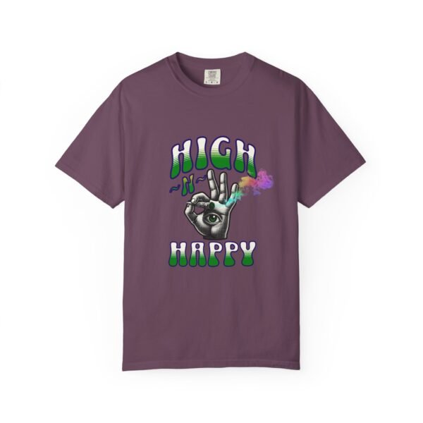 Unisex, High-N-Happy Unisex Garment-Dyed T-Shirt | Chill Vibes Tee | Gift for Friends | 420 Celebration Shirt, Summer Fashion, LGBTQIA - Image 13