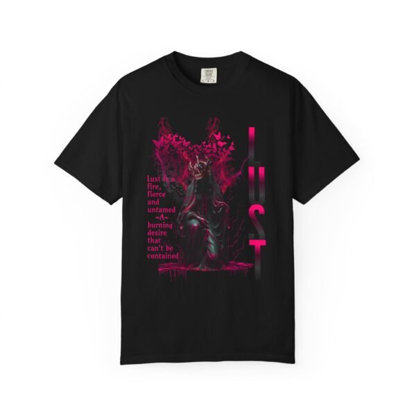 Artistic Unisex T-Shirt with Lust Design, Unique Graphic Tee for Self-Expression, Perfect Gift for Birthdays, Anniversaries, and Art Lovers, LGBTQIA - Image 5