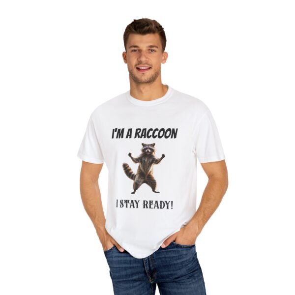 Unisex, Funny Raccoon T-Shirt, Gift for Animal Lovers, Casual Wear, Unique Graphic Tee, Quirky Humor Shirt, LGBTQIA - Image 4