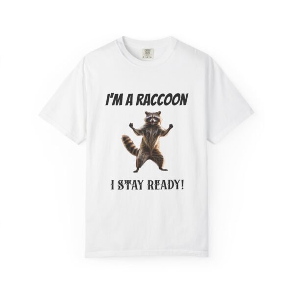 Unisex, Funny Raccoon T-Shirt, Gift for Animal Lovers, Casual Wear, Unique Graphic Tee, Quirky Humor Shirt, LGBTQIA