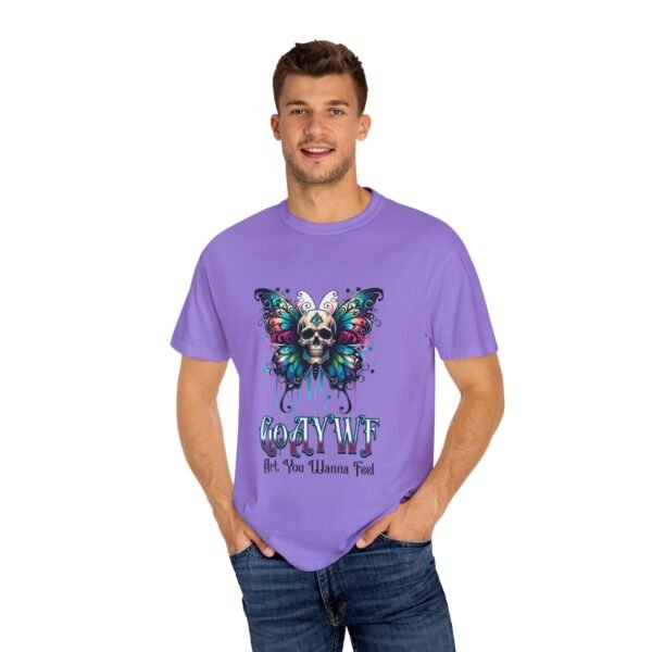 Brand Skull Butterfly T-Shirt - Bohemian Style Tee, Unisex Graphic Tee, Vintage-Inspired Shirt, Festival Wear, Gift for Music Lovers, LGBTQIA - Image 20