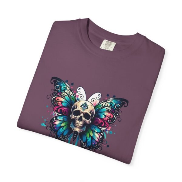 Brand Skull Butterfly T-Shirt - Bohemian Style Tee, Unisex Graphic Tee, Vintage-Inspired Shirt, Festival Wear, Gift for Music Lovers, LGBTQIA - Image 27
