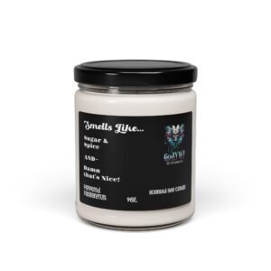 Peppered Passionfruit Scented Soy Candle, Funny Quote, Pun, Room Fragrance, Relaxing, for Home Décor, gift, birthdays, holidays