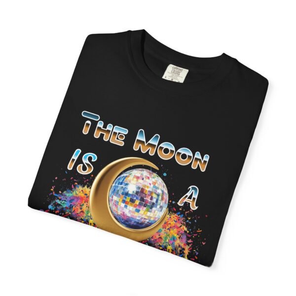 The Moon is a Disco Ball T-Shirt, Cosmic Tees, Funky Graphic Tee, Gifts for Astronomy Lovers, Summer Festival Wear, Retro Vibe Apparel, LGBTQIA - Image 3