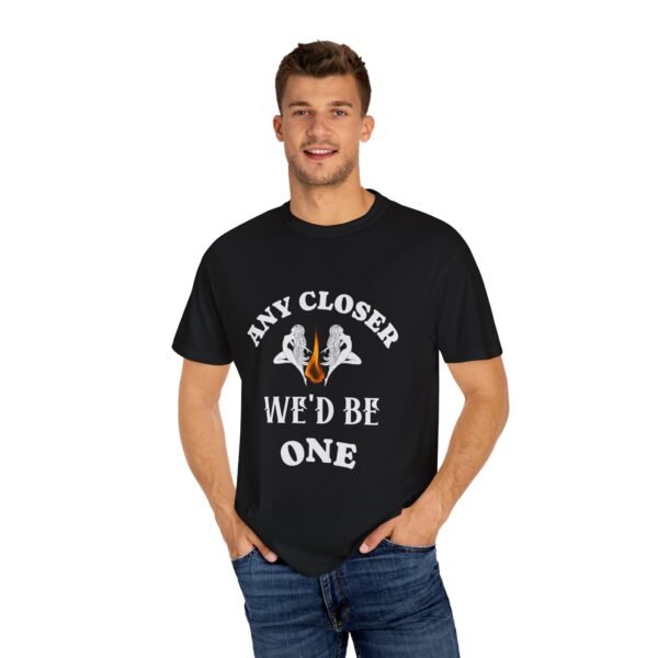 Unisex Flame Connection T-Shirt - Trendy Graphic Tee for Couples, Perfect Gift for Anniversaries, Valentine's Day, or Just Because, LGBTQIA - Image 4