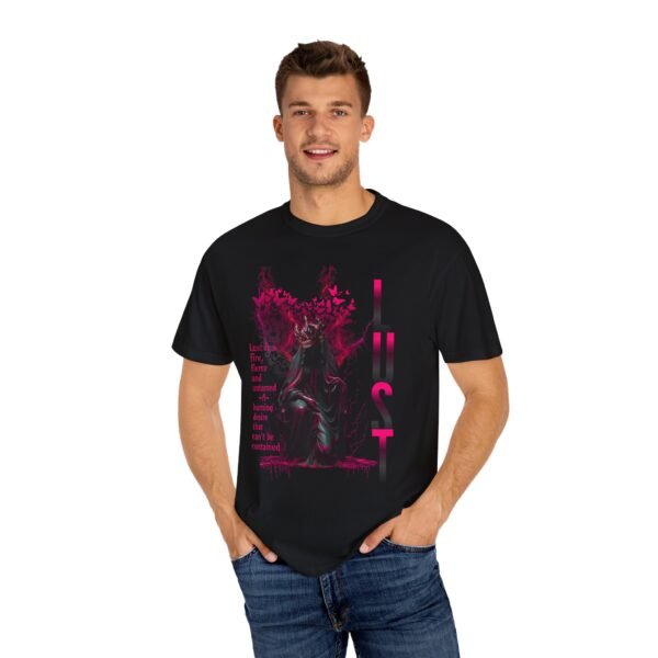 Artistic Unisex T-Shirt with Lust Design, Unique Graphic Tee for Self-Expression, Perfect Gift for Birthdays, Anniversaries, and Art Lovers, LGBTQIA - Image 8