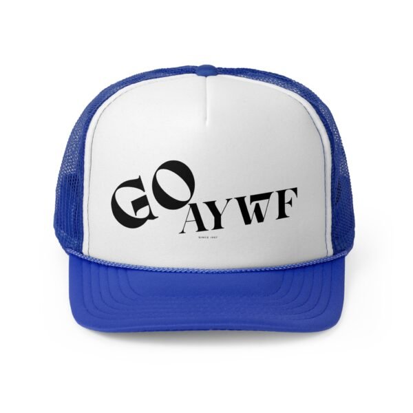 Stylish unisex Trucker Cap - GO AYWF - Trendy Hat for Outdoor Lovers, Perfect for Casual Wear, Gifts, Festivals, and Parties, LGBTQIA - Image 13