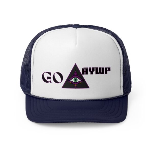 Mystical Trucker Cap with Eye Design, Brand, Trendy Outdoor Hat for Festivals, Unique Gift for Adventurers, Statement Accessory - Image 12
