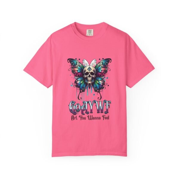 Brand Skull Butterfly T-Shirt - Bohemian Style Tee, Unisex Graphic Tee, Vintage-Inspired Shirt, Festival Wear, Gift for Music Lovers, LGBTQIA - Image 21