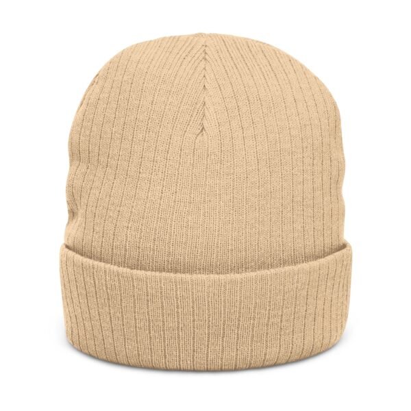 Embroidered Ribbed Beanie - casualwear, Control Freak Gift, Cold Weather Accessory, Trendy Streetwear, Unisex Beanie, LGBTQIA - Image 4
