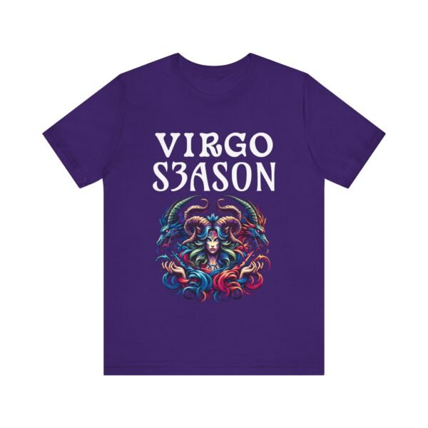 Virgo Season Unisex Tee, Zodiac Shirt, Astrology Tee, Horoscope T-Shirt, Astrology Gift, Birthday Tee, Personalized Horoscope Tee - Image 6