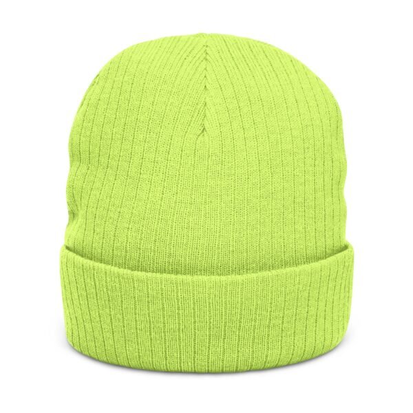 Embroidered Ribbed Beanie - casualwear, Control Freak Gift, Cold Weather Accessory, Trendy Streetwear, Unisex Beanie, LGBTQIA - Image 8