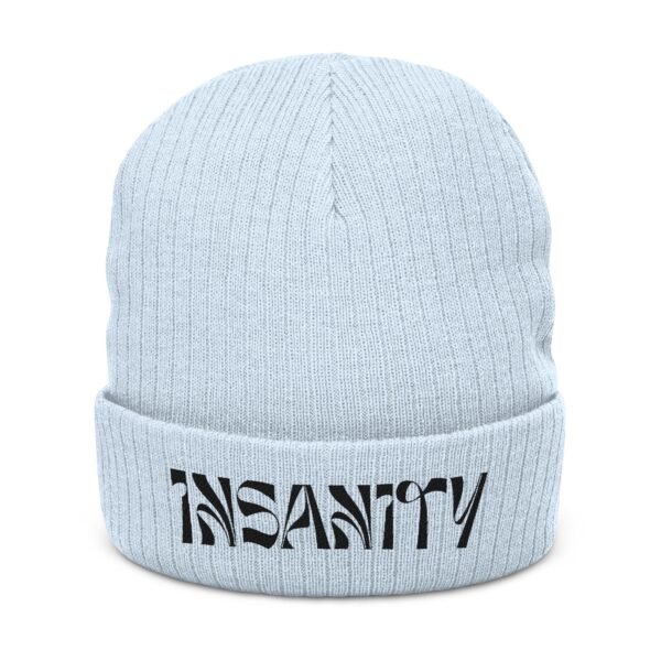 Embroidered Ribbed Beanie - casualwear, Control Freak Gift, Cold Weather Accessory, Trendy Streetwear, Unisex Beanie, LGBTQIA - Image 11