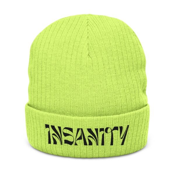 Embroidered Ribbed Beanie - casualwear, Control Freak Gift, Cold Weather Accessory, Trendy Streetwear, Unisex Beanie, LGBTQIA - Image 7