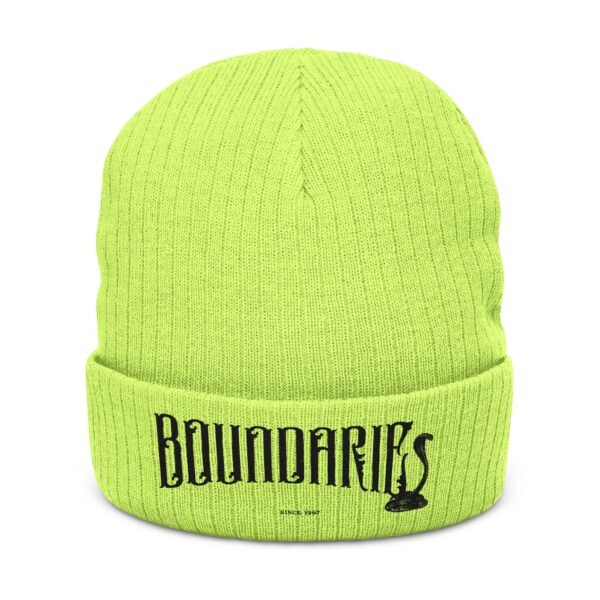 Embroidered Ribbed Beanie - casualwear, Control Freak Gift, Cold Weather Accessory, Trendy Streetwear, Unisex Beanie, LGBTQIA - Image 7