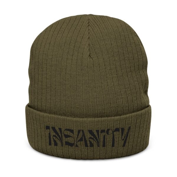 Embroidered Ribbed Beanie - casualwear, Control Freak Gift, Cold Weather Accessory, Trendy Streetwear, Unisex Beanie, LGBTQIA - Image 9