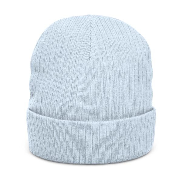 Embroidered Ribbed Beanie - casualwear, Control Freak Gift, Cold Weather Accessory, Trendy Streetwear, Unisex Beanie, LGBTQIA - Image 12