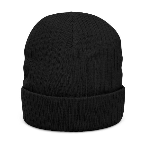 Embroidered Ribbed Beanie - casualwear, Control Freak Gift, Cold Weather Accessory, Trendy Streetwear, Unisex Beanie, LGBTQIA - Image 2