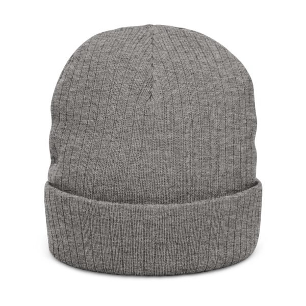 Embroidered Ribbed Beanie - casualwear, Control Freak Gift, Cold Weather Accessory, Trendy Streetwear, Unisex Beanie, LGBTQIA - Image 4