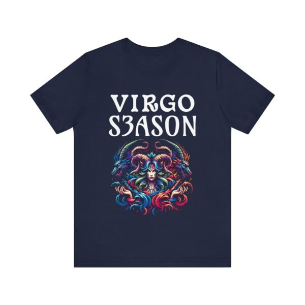 Virgo Season Unisex Tee, Zodiac Shirt, Astrology Tee, Horoscope T-Shirt, Astrology Gift, Birthday Tee, Personalized Horoscope Tee - Image 2