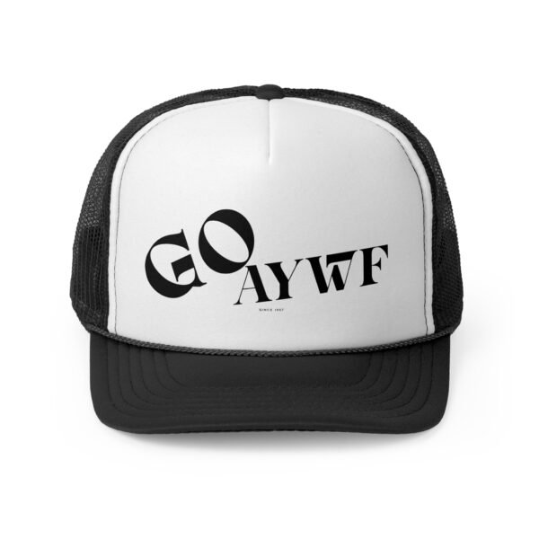 Stylish unisex Trucker Cap - GO AYWF - Trendy Hat for Outdoor Lovers, Perfect for Casual Wear, Gifts, Festivals, and Parties, LGBTQIA - Image 16