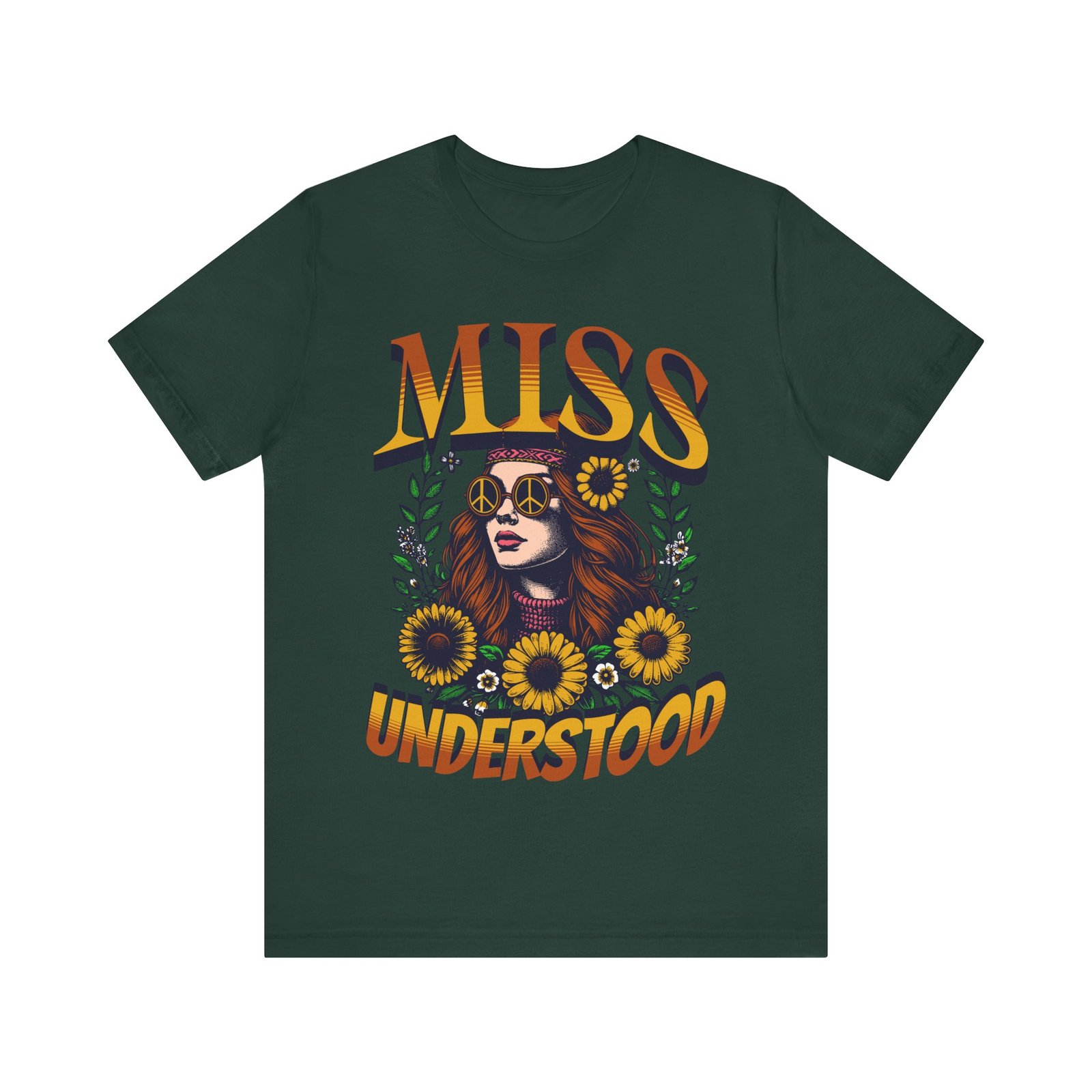 Vintage Sunshine Miss Understood Tee - Floral Graphic T-Shirt, Casual Spring Outfit, Gift for Her, Summer Festival Style, Trendy Streetwear - Image 2