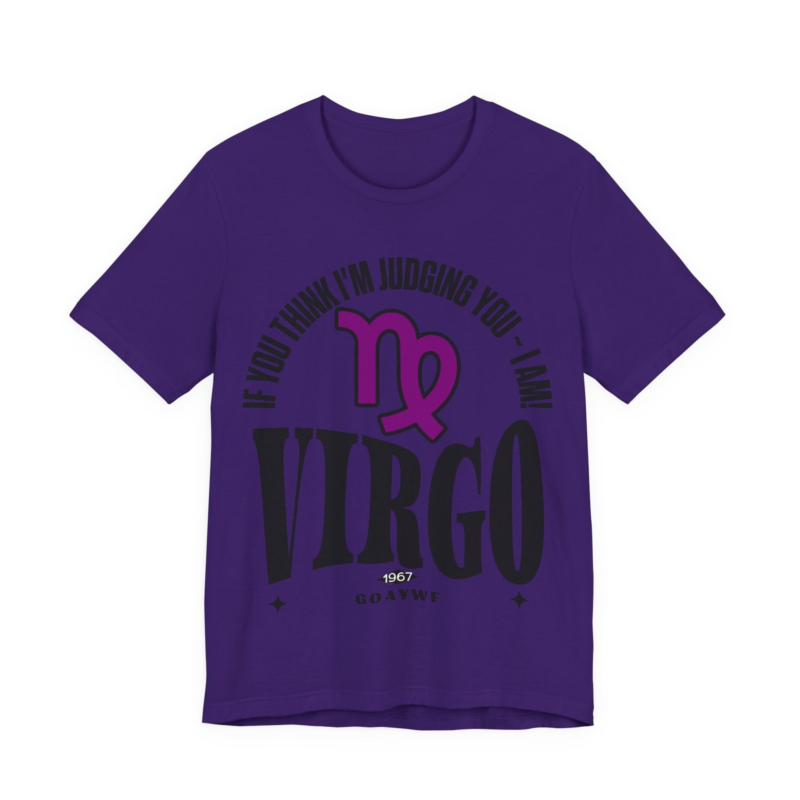 Virgo Zodiac Tee, Astrology Shirt, Unisex Astrology Gift, Virgo Season Apparel, Funny Zodiac T-Shirt, Birthday Gift for Virgo, LGBTQIA - Image 3